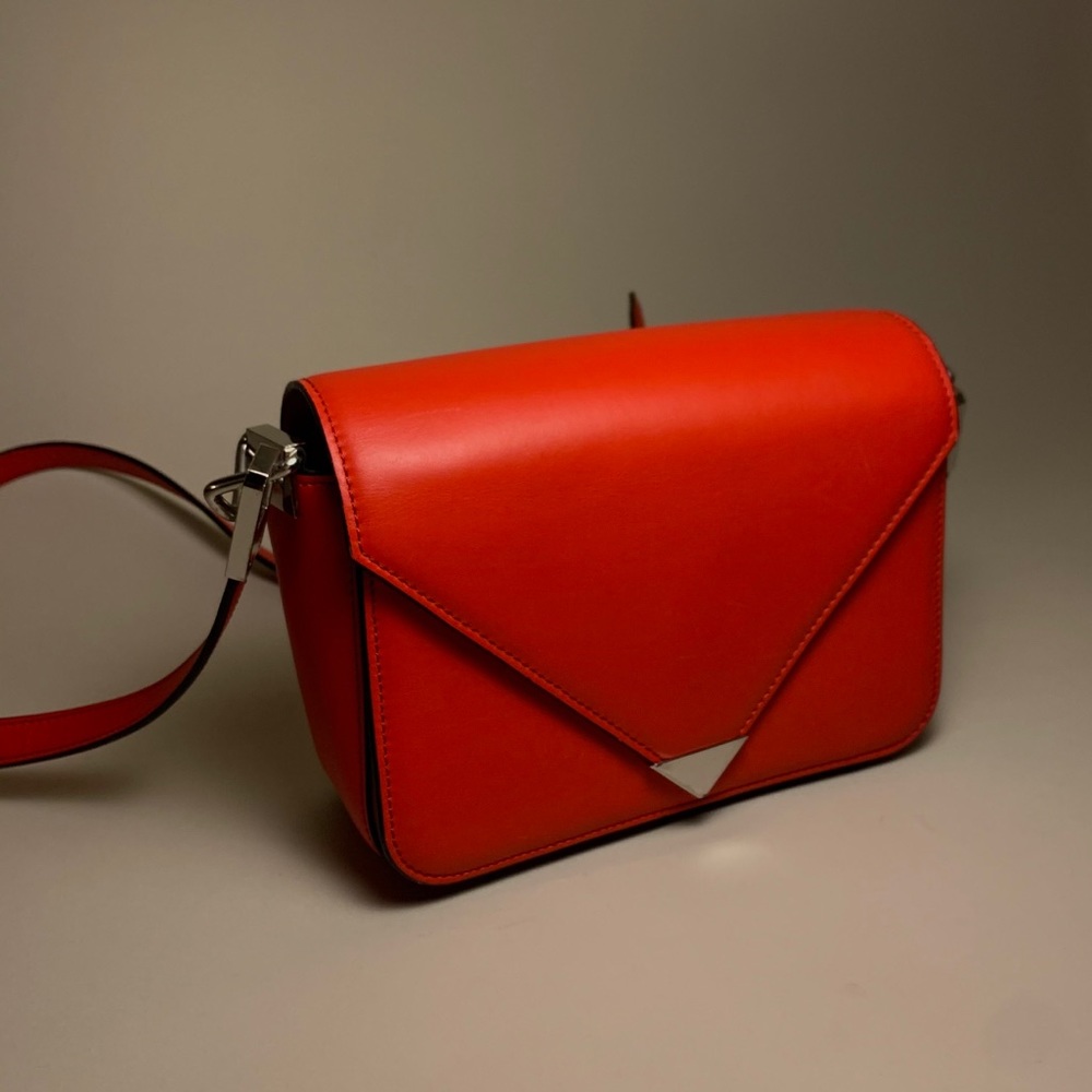 Red crossbody bag